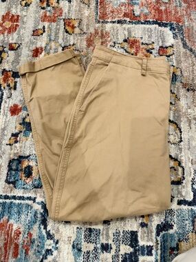 Women’s Classic Khaki Cotton Chino Pants - Tan